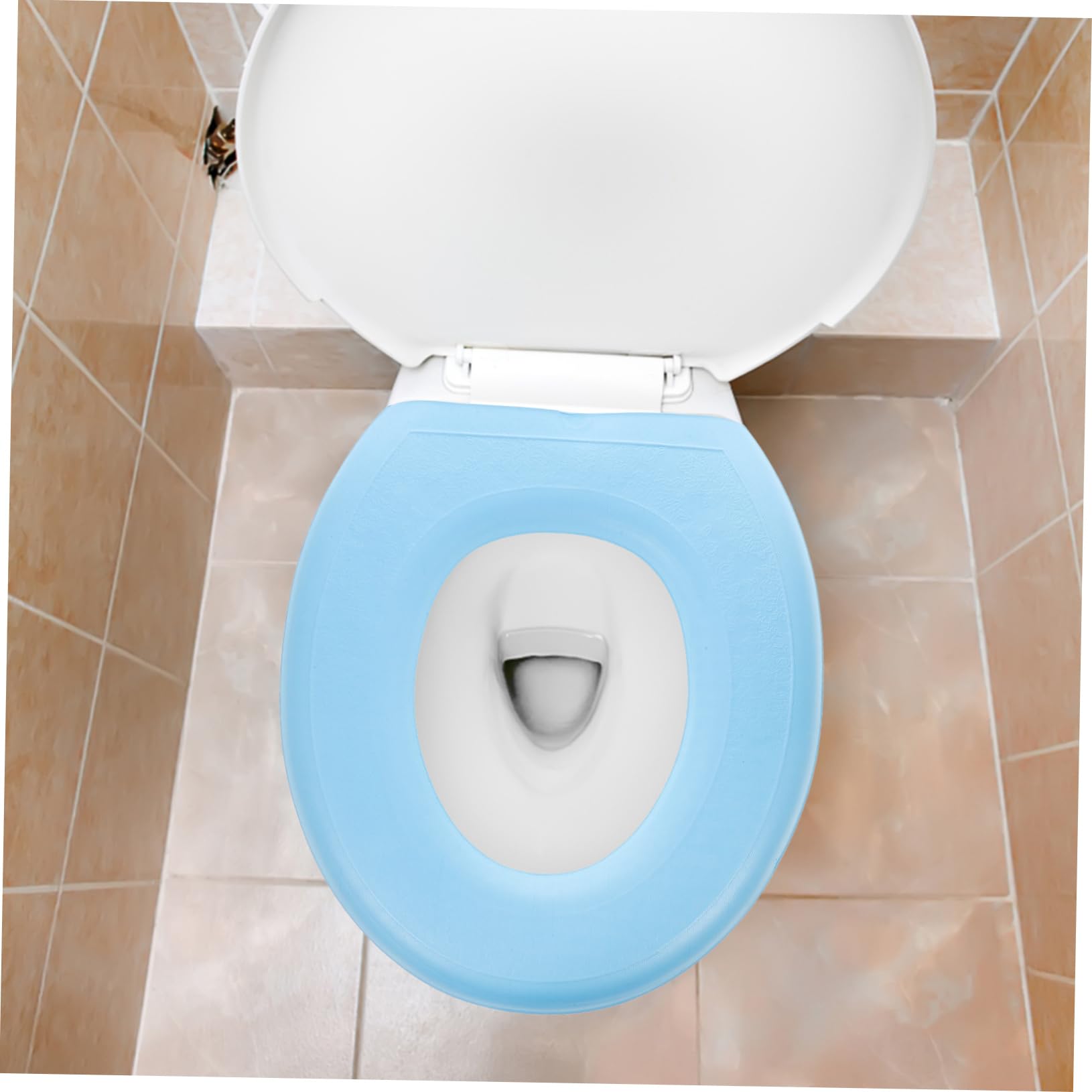 Cabilock Bathroom Toilet Seat Covers 2 Pack Warm Mat Non-Slip Soft Comfortable for Ages