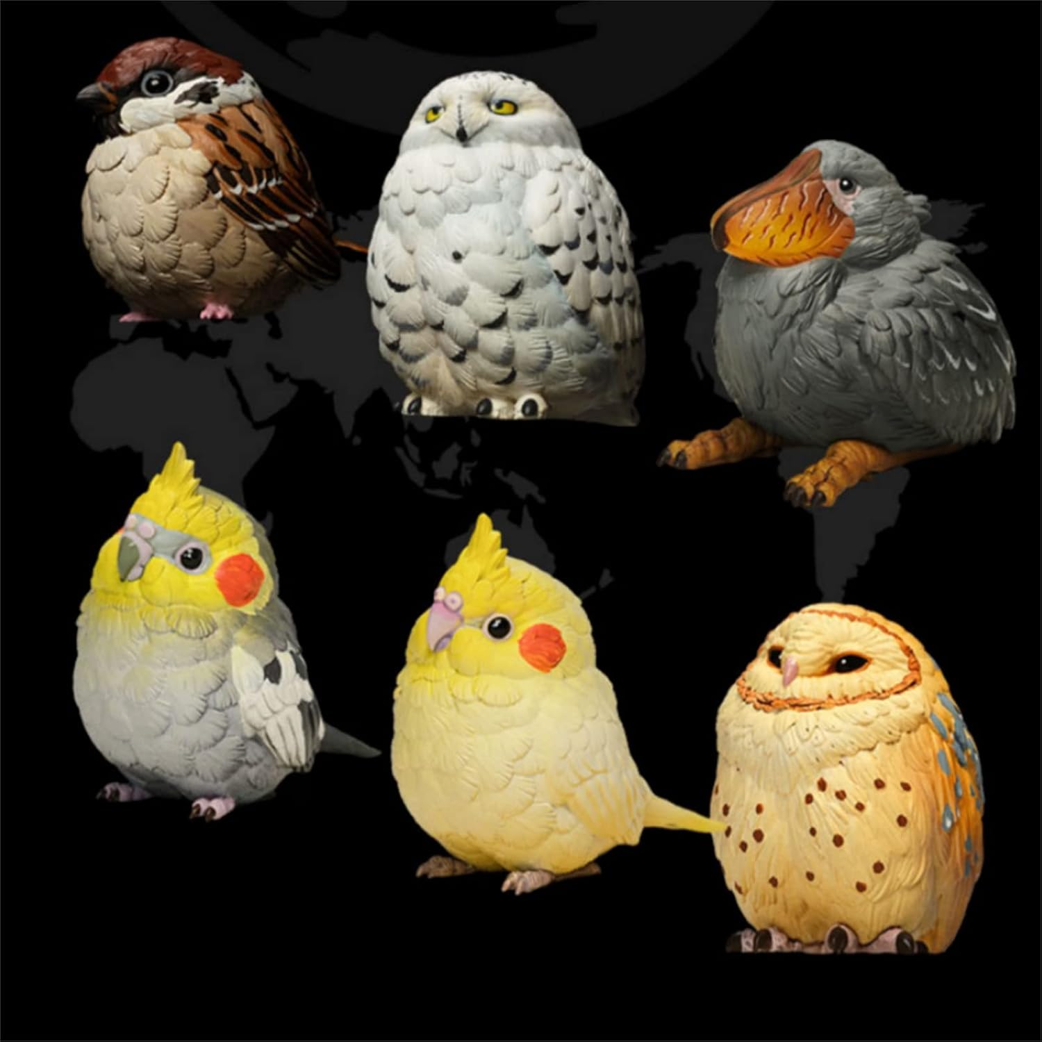 Animal Planet Laugh and Grow Fat Birds 2.0 Bubo scandiaca Model Home Decor Gift