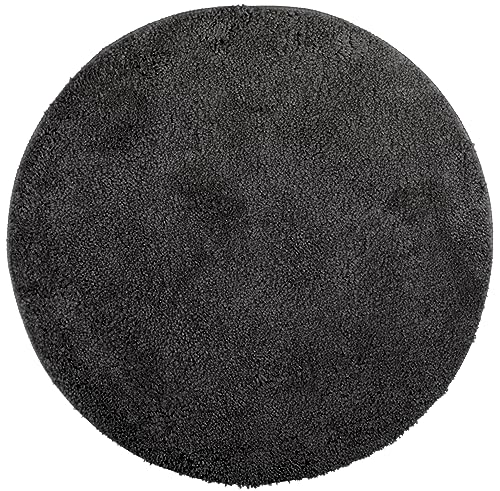 Brandsseller Badezimmerteppich Ø 60 cm Badvorleger Badematte Badteppich...