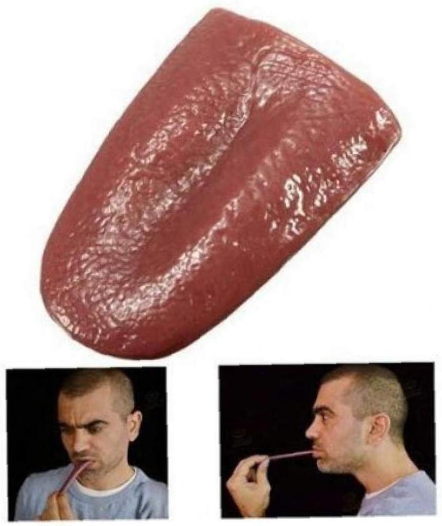 Realistic Tongue Gross Jokes Fake Tongues Prank Magic