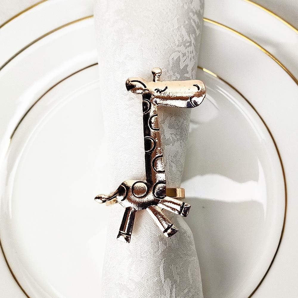 Flаѕh Sаlе Buу 1 gеt 1 Allinlove Napkin Rings Set of 6, Giraffe Deer Napkin Rings Napkin Holder Rings Serviette Napkin Buckle for Christmas Holiday Party Dinner Wedding Banquet Birthday Dinning Table Settings (Rose Gold) 70% оƒƒ Evеrуthіng Allinlove Napkin Rings Set of 6, Giraffe Deer Napkin Rings Napkin Holder Rings Serviette Napkin Buckle for Christmas Holiday Party Dinner Wedding Banquet Birthday Dinning Table Settings (Rose Gold)