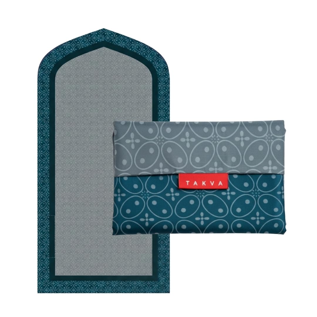 TAKVA The Pocket Sejadah Limited Edition | Portable Prayer mats, Muslim Gift, Ramadan Present (Indomalayan)