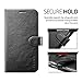 Spigen Wallet S Galaxy S6 Case with Foldable Cover and Kickstand Feature for Galaxy S6 2015 - Black