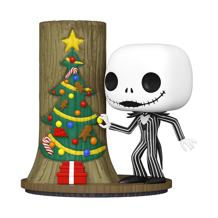 Funko Pop! Deluxe: Disney The Nightmare Before Christmas 30th - Jack Skellington With C.Town Door - Disney: The Nightmare Before Christmas - Figura in Vinile da Collezione - Idea Regalo - Movies Fans