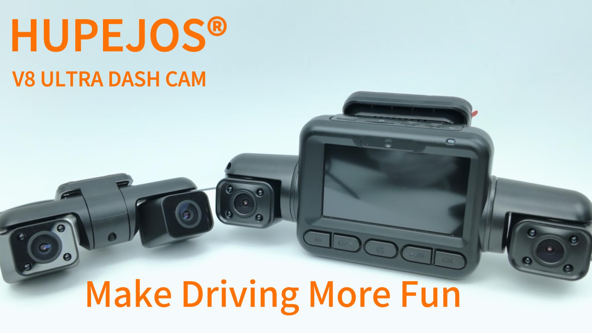 Amazon.com: 360° View 5 Channel Dash Cam Front and Rear with AI