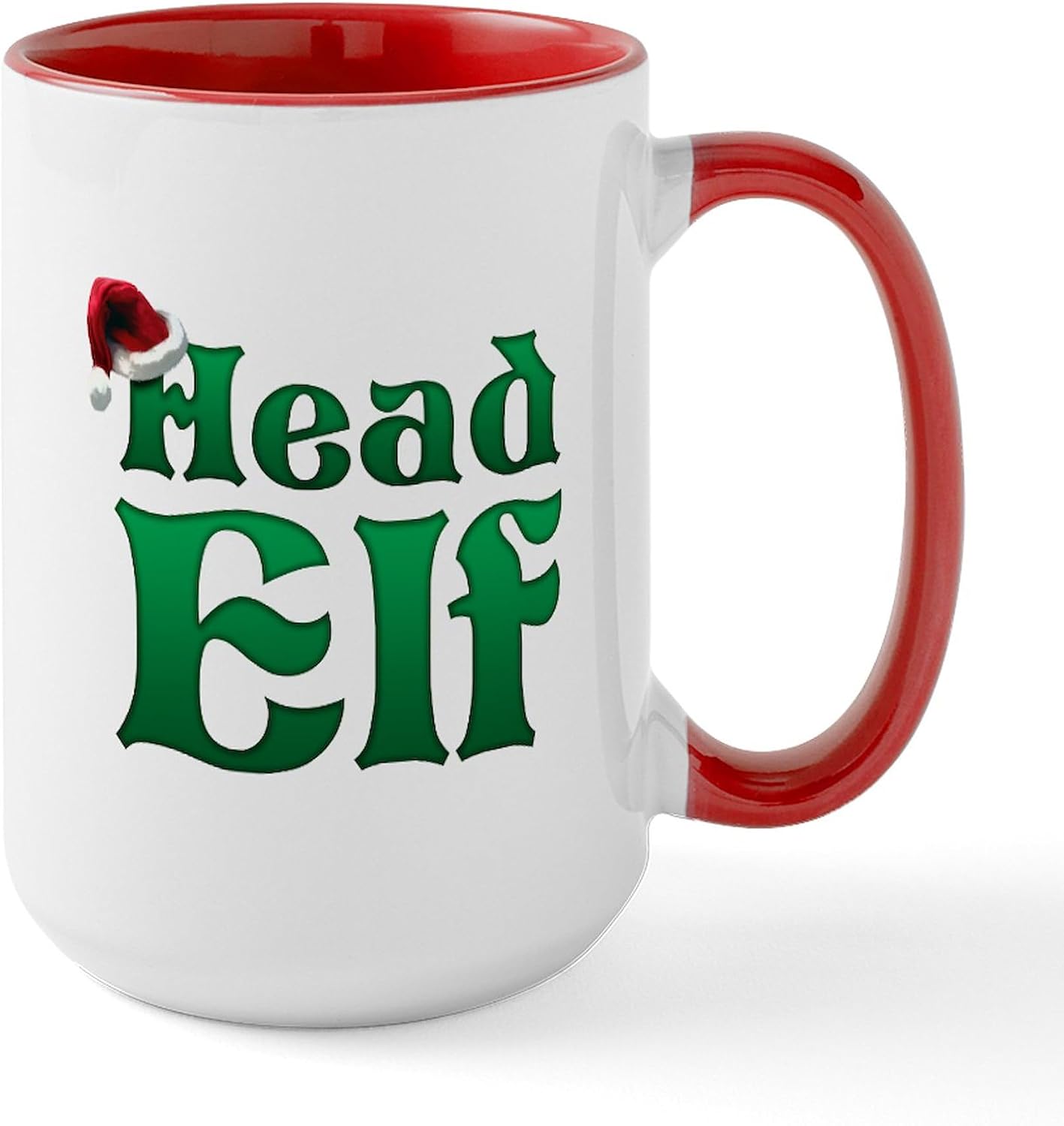 CafePress Head Elf Mug 15 oz (444 ml) Ceramic Coffee Mug