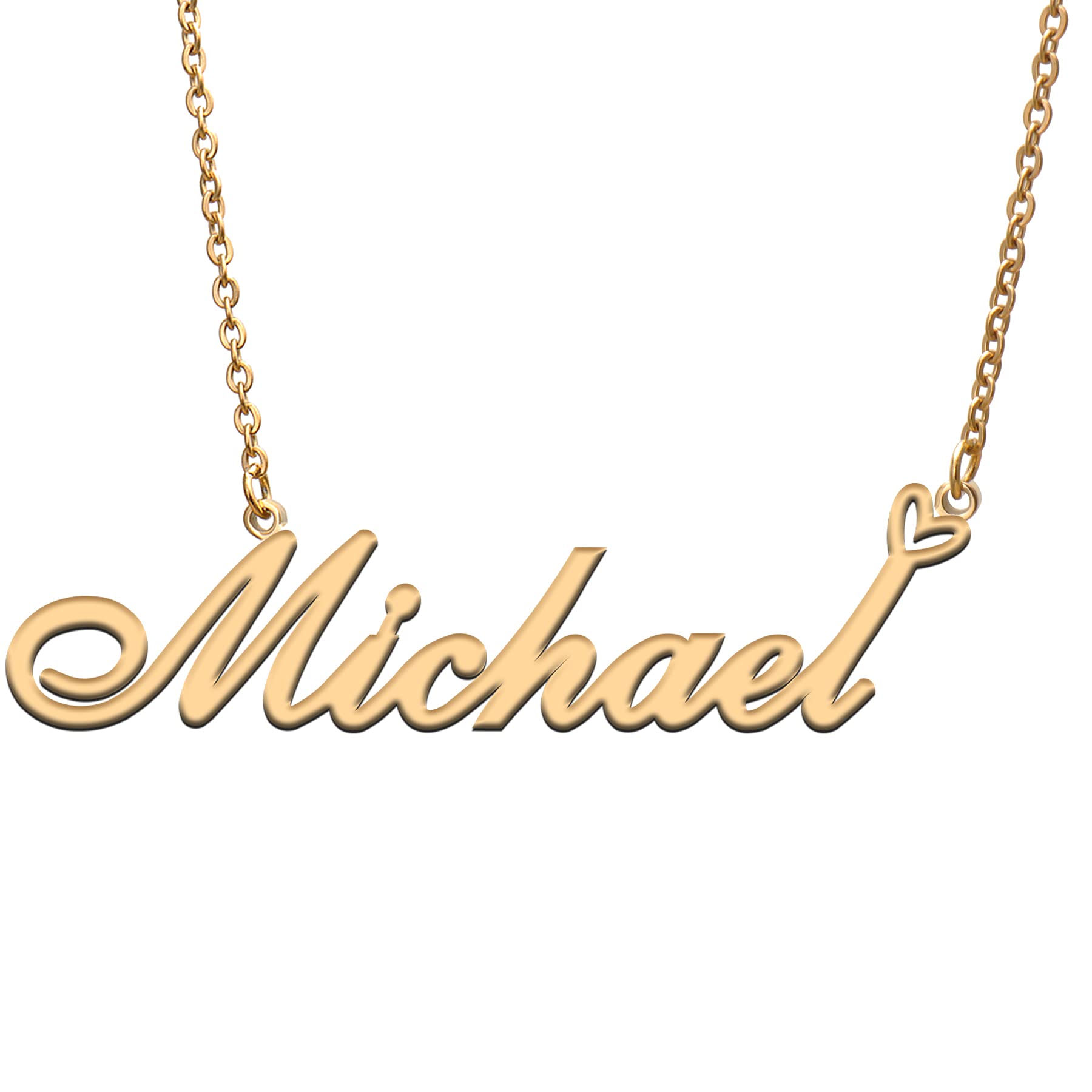 Custom Personalized Name Necklace Pendant Necklace with Heart Customized Necklace Best Gift for Women Christmas Valentine's Day Mother's Day Birthday AU