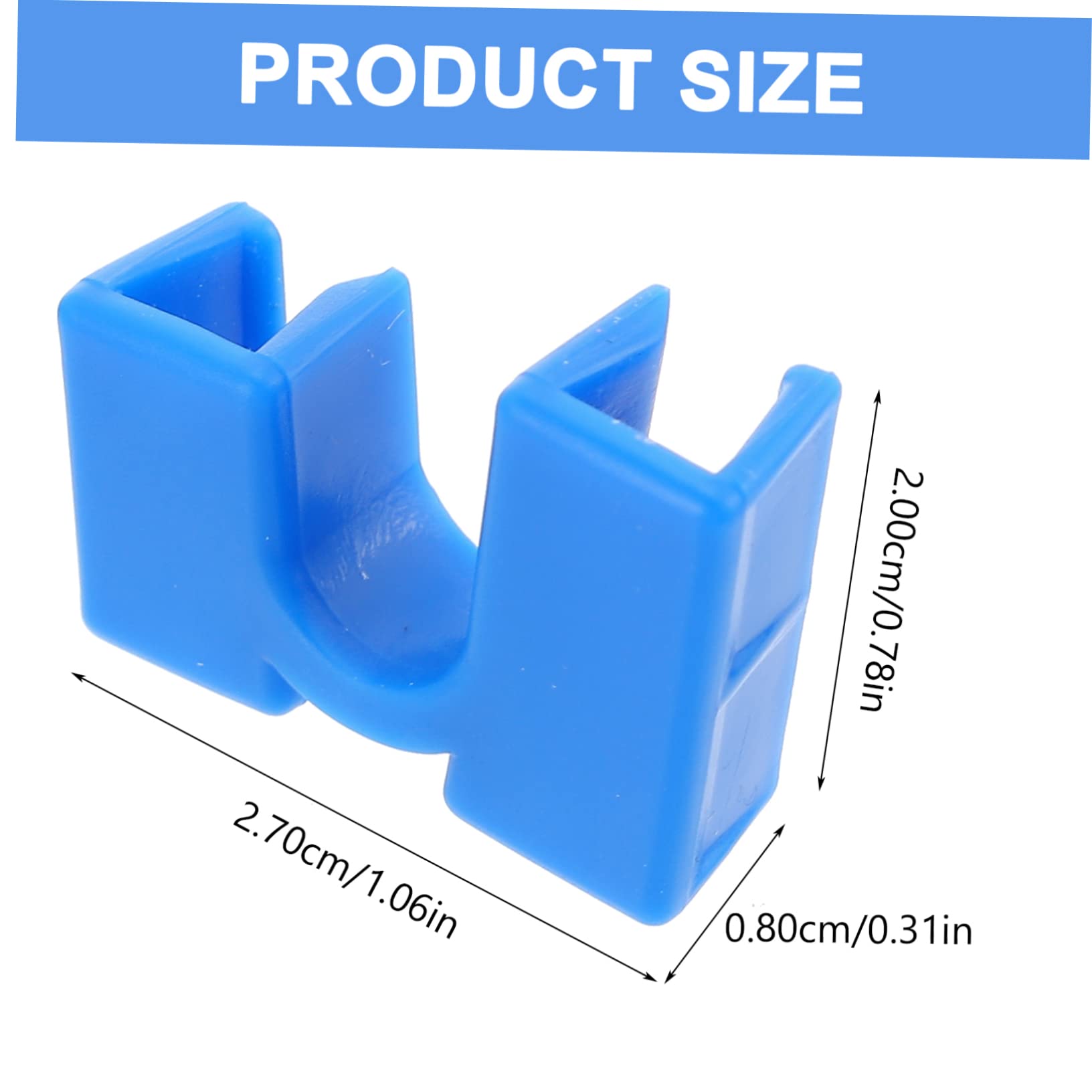 Wakauto 5pcs Plastic Chopstick Training Clips for Pickup Reusable and Easy to Clean for Beginners Convenient Storage