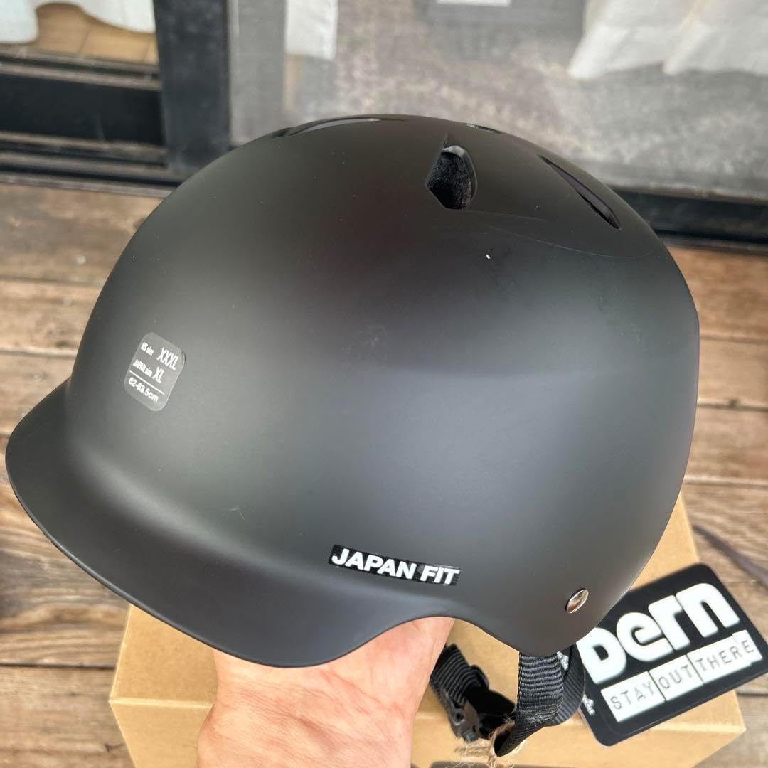 bern WATTS マットブラック JAPAN FIT XXXL bern ヘルメット JAPAN FIT XXL マットブラック bern - Watts