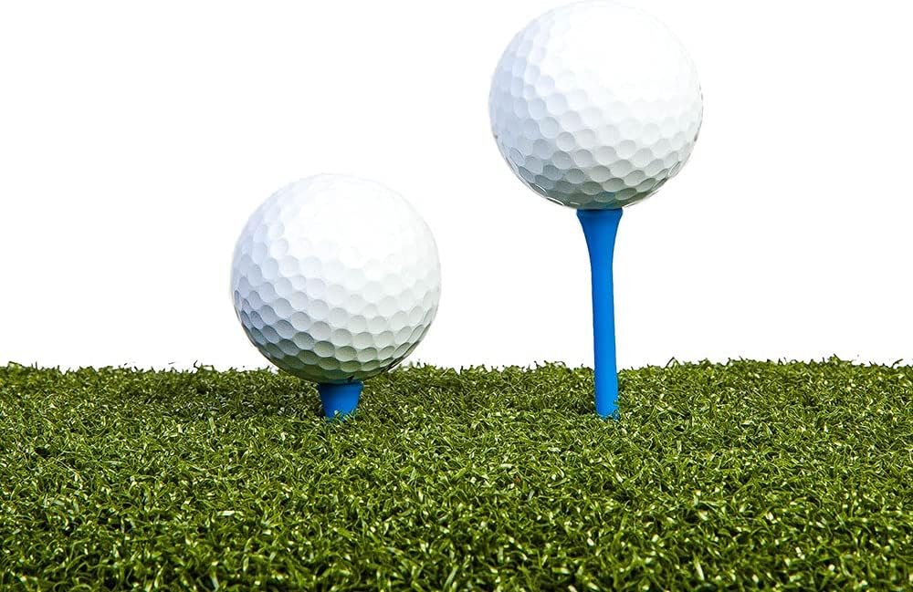 review Skinny Golf Skinny Plastic Golf Tees - Long Golf Tees Plastic with High Impact Resin Tees with Bonus Golf Tee Bag - Set of 45