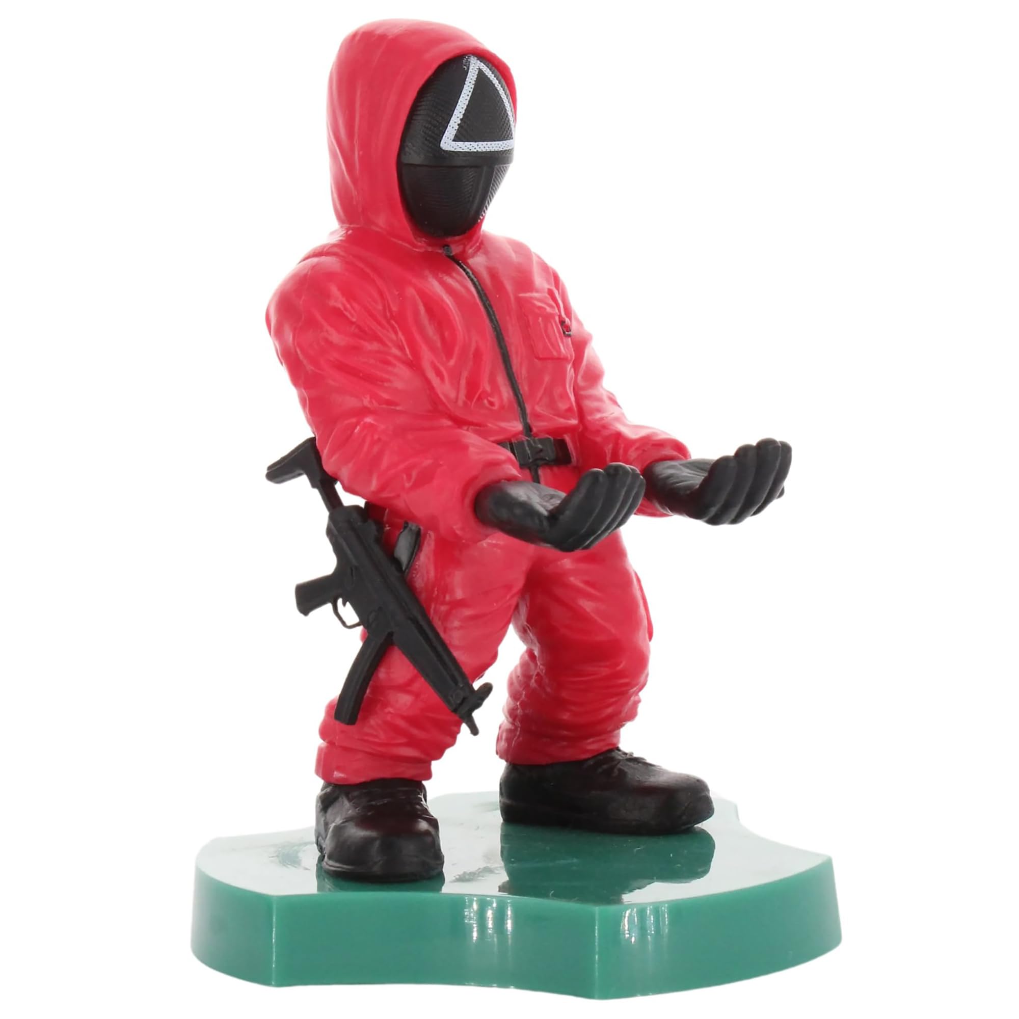 Exquisite Gaming: Holdems: Squid Games: Triangle Guard - Earbud & Phone Holder, Cable Guys, Mini Collectible with a Twist, Series Licensed Figure