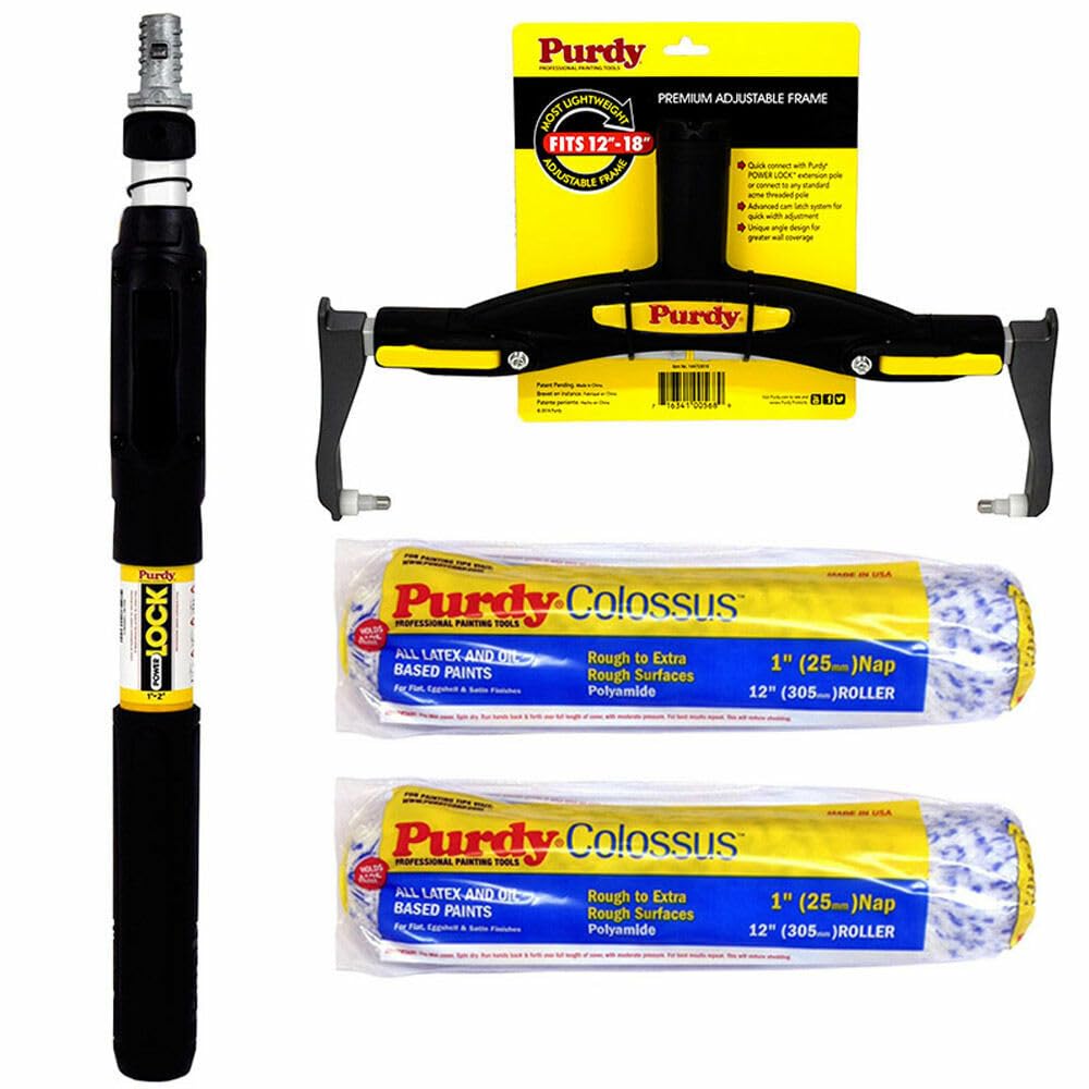 Purdy Black And Yellow Colossus Roller Kit Colossus Roller Kit