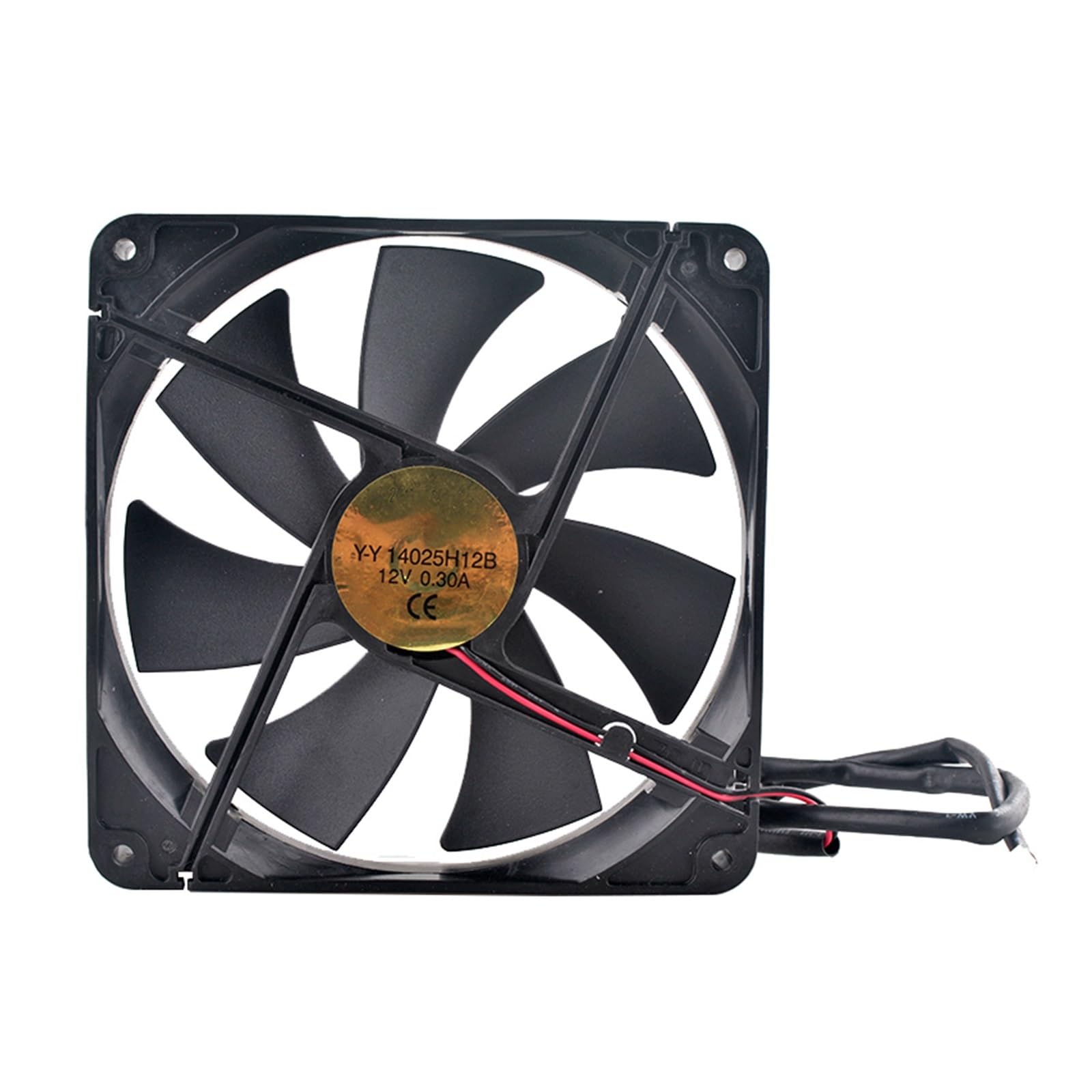 JJKKOZVQF Y-Y 14025H12B 14cm 140mm fan 140x140x25mm DC12V 0.30A 2-pin 1800rpm Dual ball bearing cooling fan