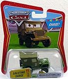 Disney / Pixar CARS Movie 1:55 Die Cast Car Saluting Sarge Chase Piece!