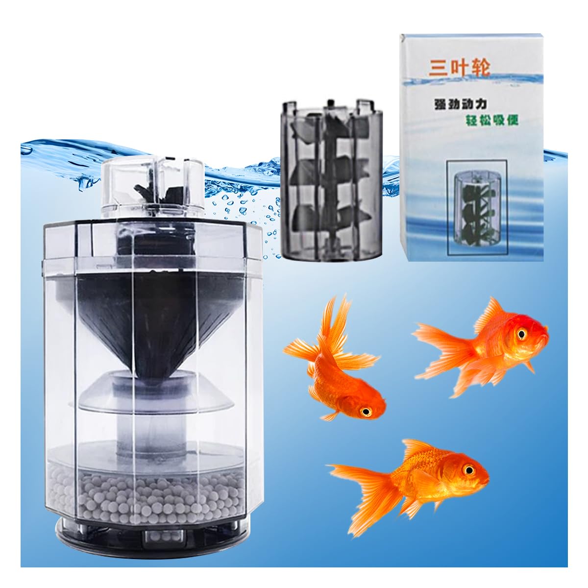 Amazon | 水槽用フィルター バケツ 水族館フィルター 多機能 水槽 水質
