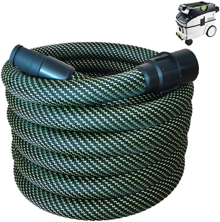 Dust Extractor Hose D27/32x7M For Festool Vacuum Suction Hose, Compatible With Festool Ct 26/36/48 Ct 15/25 Ct Mini and Ct Midi Vacumm, Suitable for Sanders, Track Saw And Other Power Tools, 7M