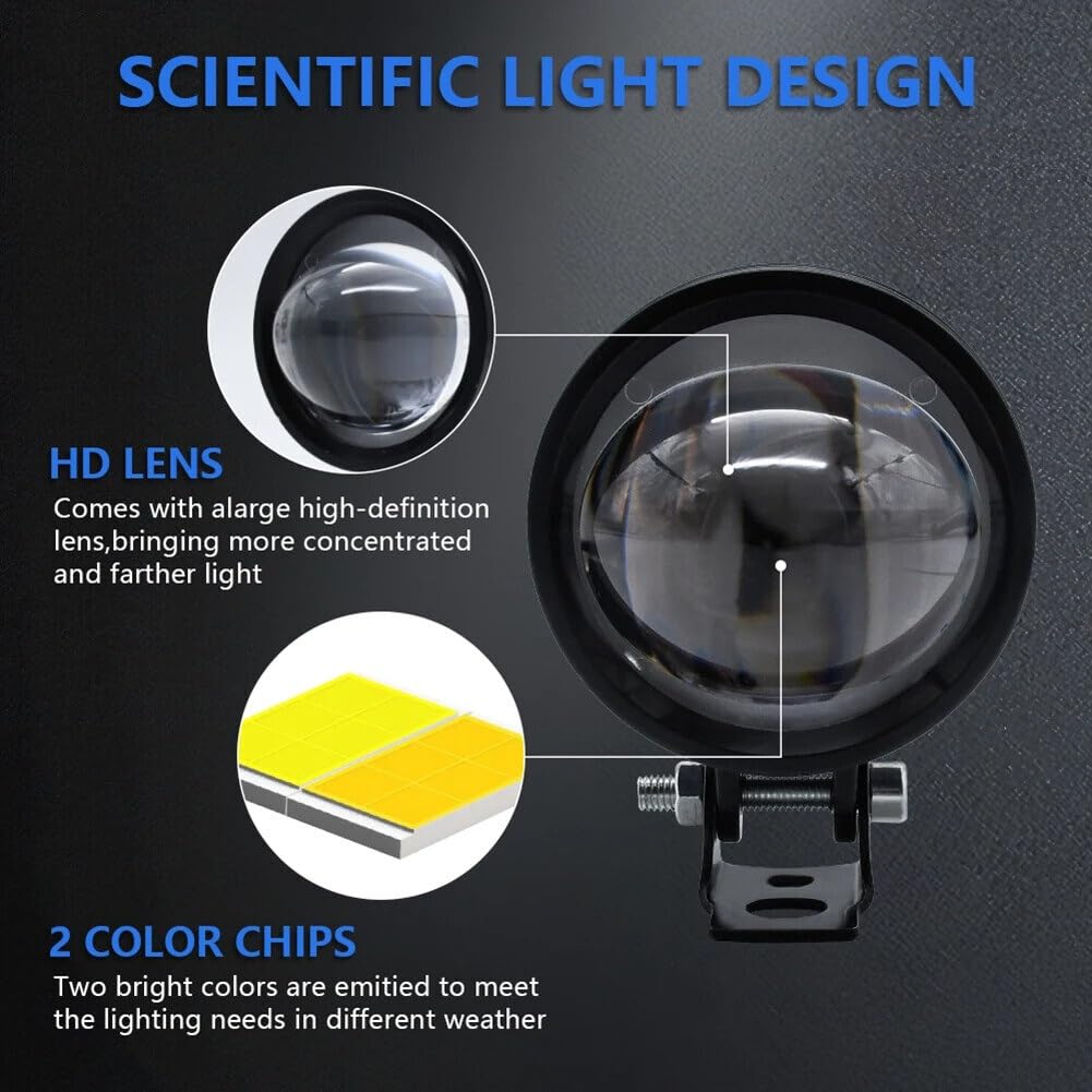 Reflektor LED do motocykla