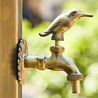 Amazon.co.jp: ガーデン蛇口アンティークブロンズスタイル動物性