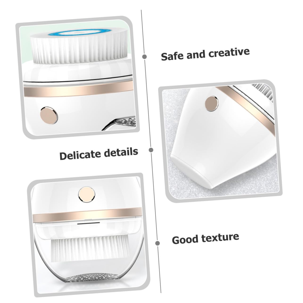 Cepillo Facial Eléctrico Limpiador con Cabezal Rotativo para Limpieza Profunda y Exfoliación Dispositivo Portátil para Mujeres y Niñas Elimina Puntos Negros y Mejora la