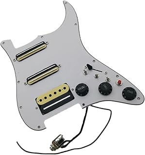 Prewired Loaded Pickguard Guitar Pickups Humbucker Pickups Wiring Harness Push-Pull Single Cut Set For guitar pickguard pickup