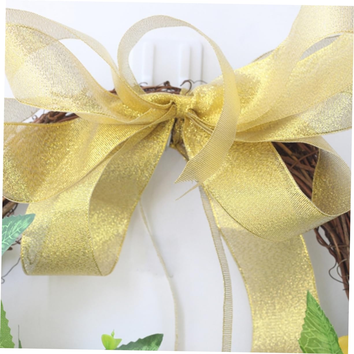 Garneck 1pezzi Ghirlanda Da Porta Con Girasoli Decorazione Per Porta d Ingresso Ornamento Giallo Con Fiocco Adatta Per Soggiorno Sala Lettura Camera Da Letto e Sala Giochi