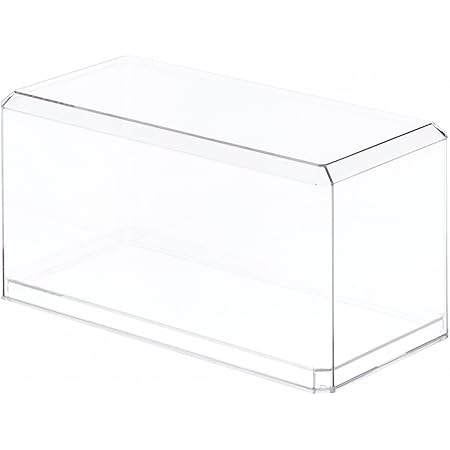 Pioneer Plastics Display Case For 1:32 Scale Cars - 8x3.75x3.5 Inch Clear Acrylic With Mirror