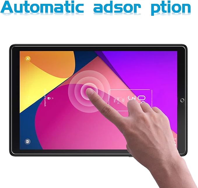 2 Pack Protector de Pantalla de Vidrio Templado para TCL Tab 8 LE miniatura 2