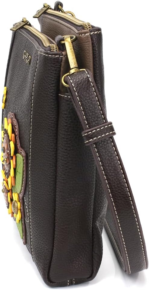 CHALA Merry Messenger RFID Protected Women Faux Leather Shoulder Purse with Adjustable Crossbody Strap | RFID Protected, Faux Leather - Image 3