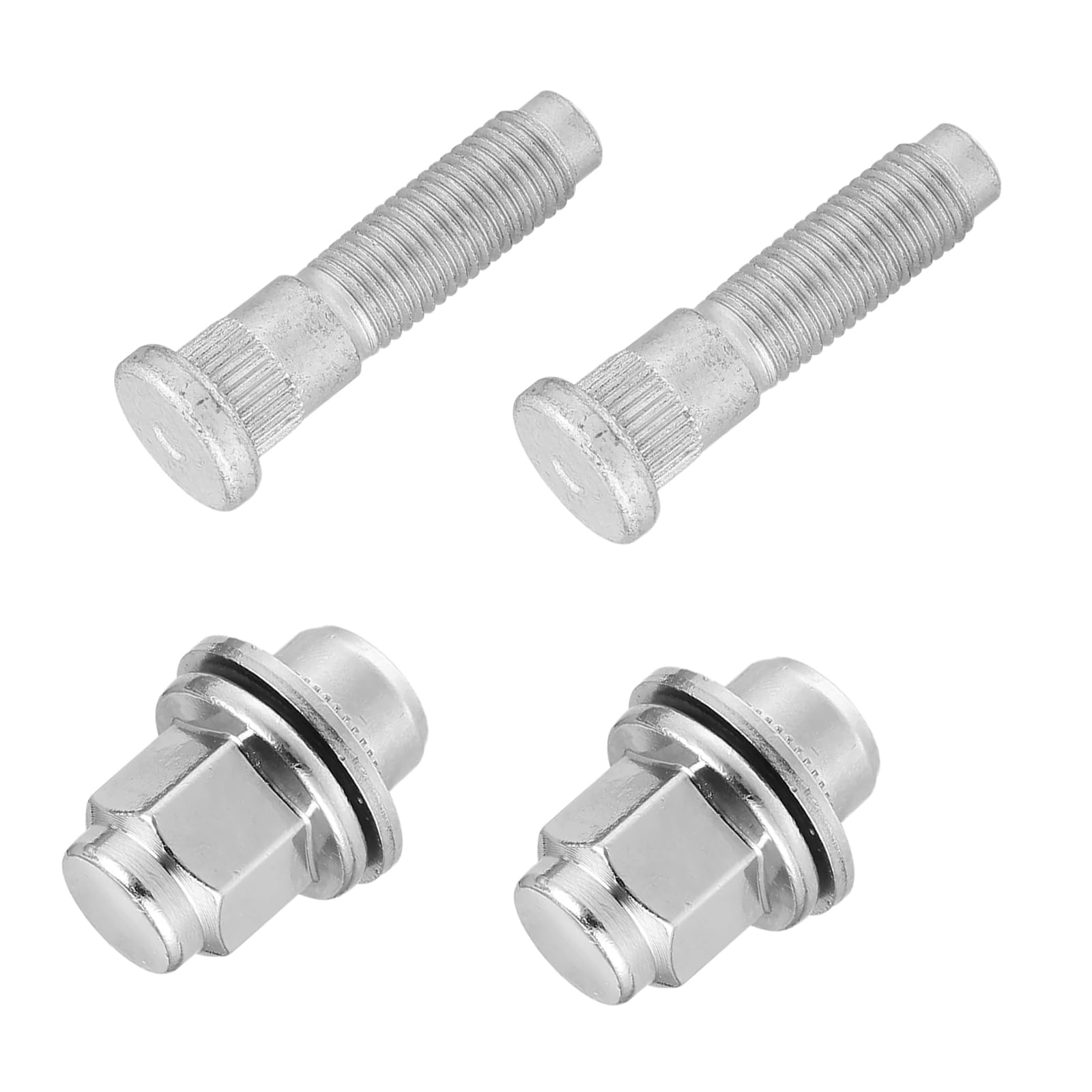 1set M12-1.5 Wheel Stud Bolt Nuts fit for Jaguar F/S/X-Type XFR XJ, OEM: C2C35294010/ C2S50885/ C2C35294