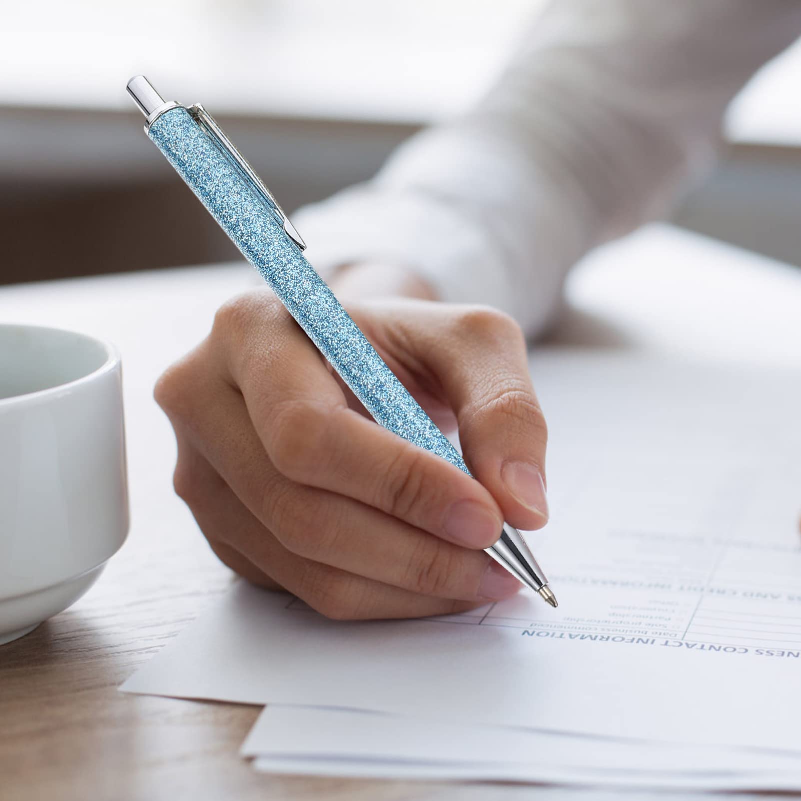 STOBOK 12pièces Stylo à Bille Métallique Publicitaire Stylo Rétractable Pour Écriture Quotidienne