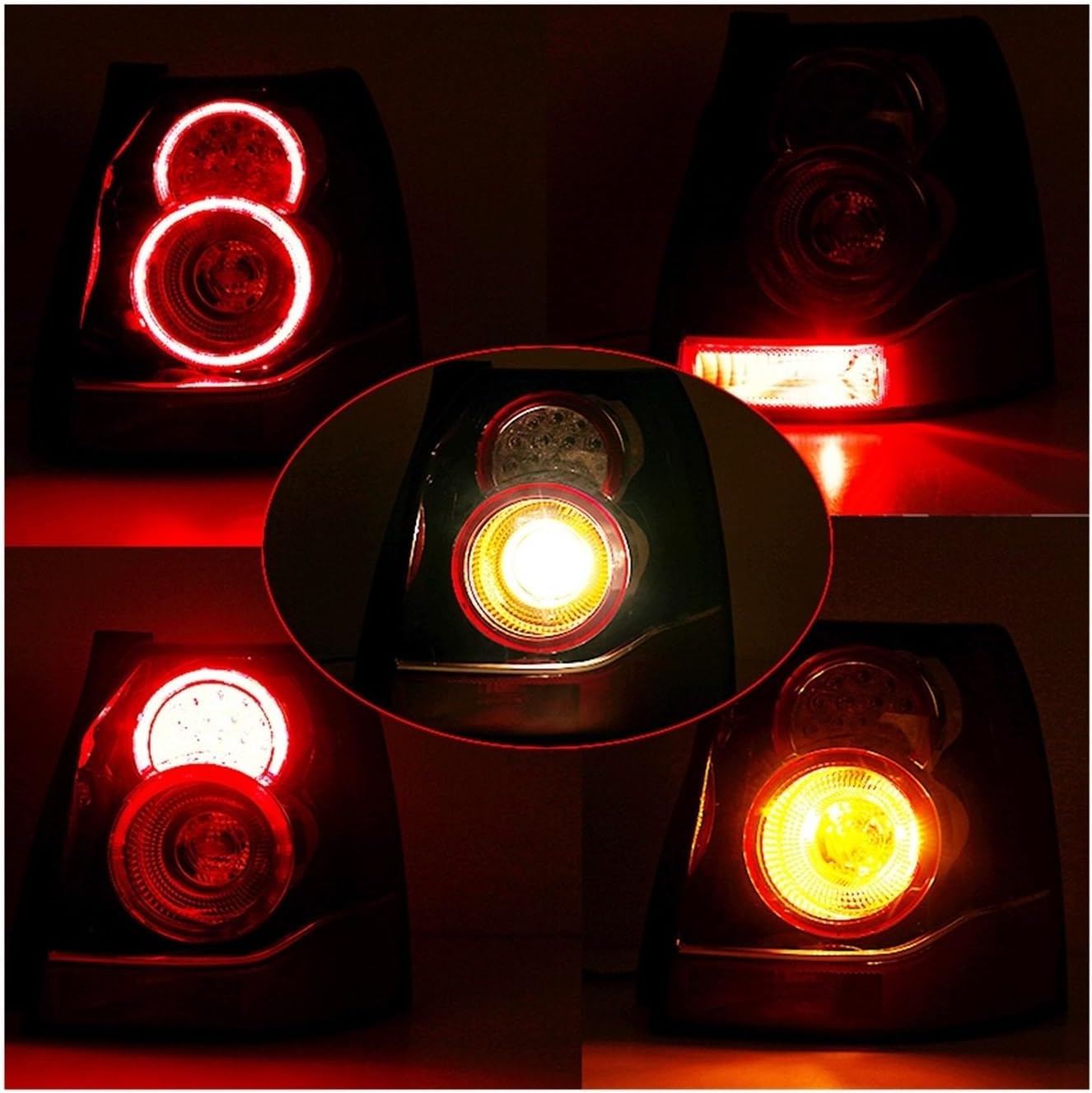 LR039796 LR039798 Rear Taillights Car Rear LED Tail Light Brake Lamp Signal With Bulb Compatible With LAND ROVER Freelander 2 2006-2016