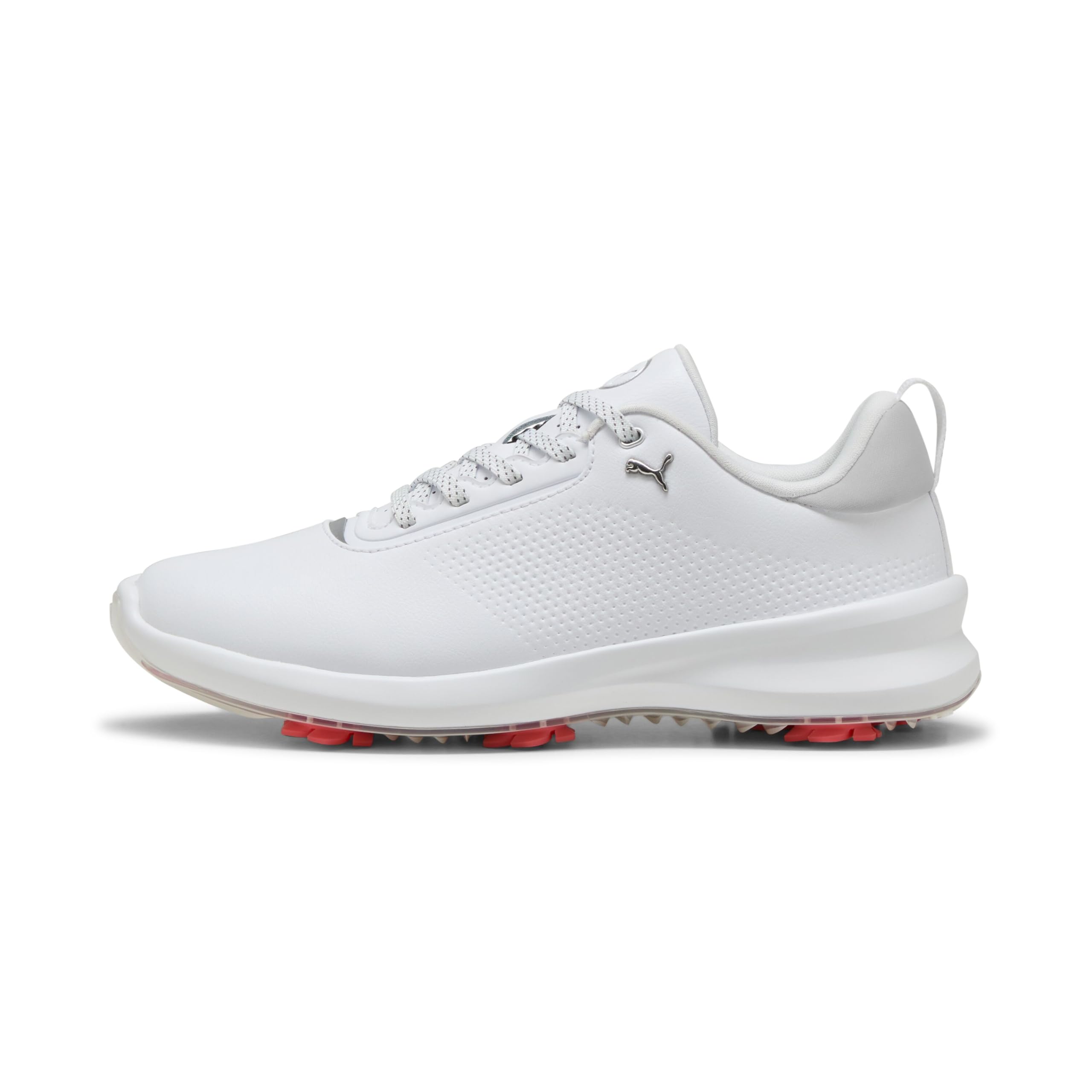 PUMA Women's Ignite Blaze 2 Golf Shoes, White-Peach Frost, 8.5