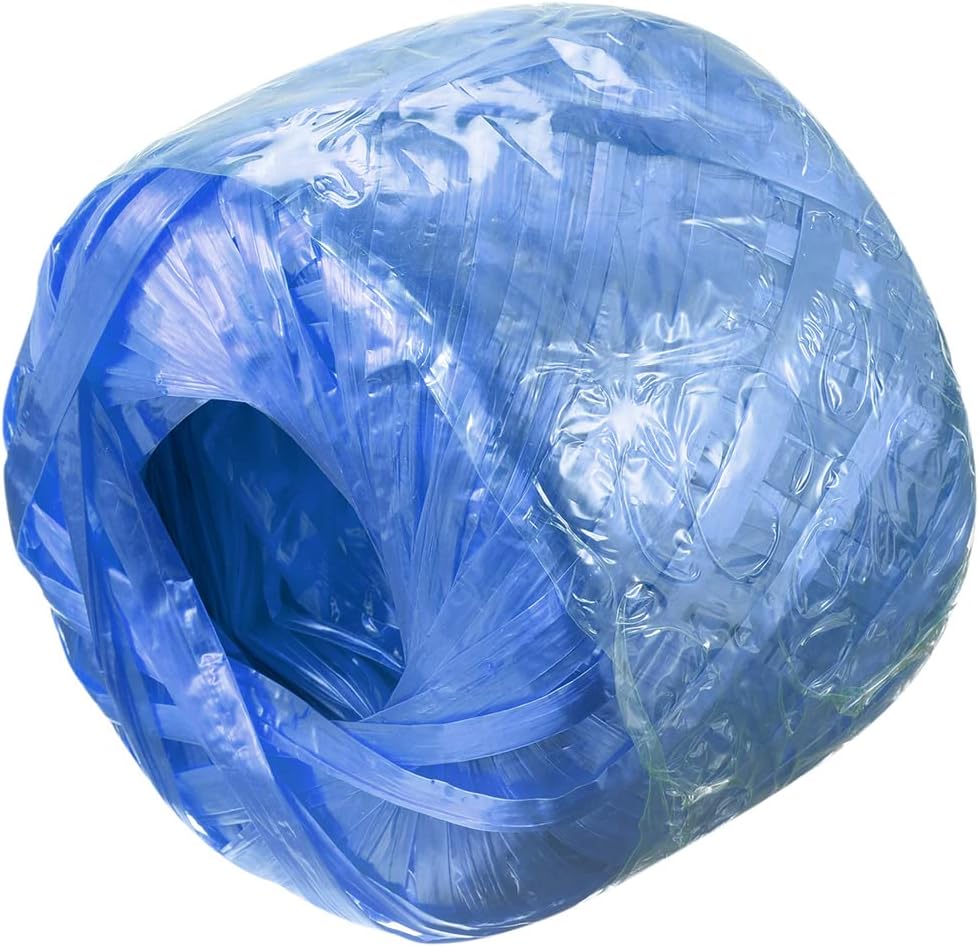 MECCANIXITY Polyester Nylon Plastic Rope Twine Household Bundled for Packing Gardening Craft,100m Length,Blue Pack of 1