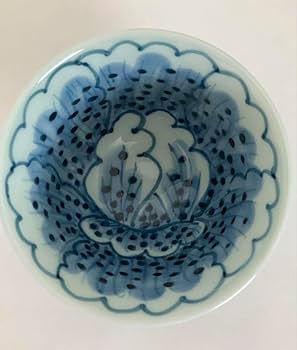 Amazon.co.jp: 藤太郎窯 染付花弁 5個組 ぐい呑み 小鉢 湯呑み