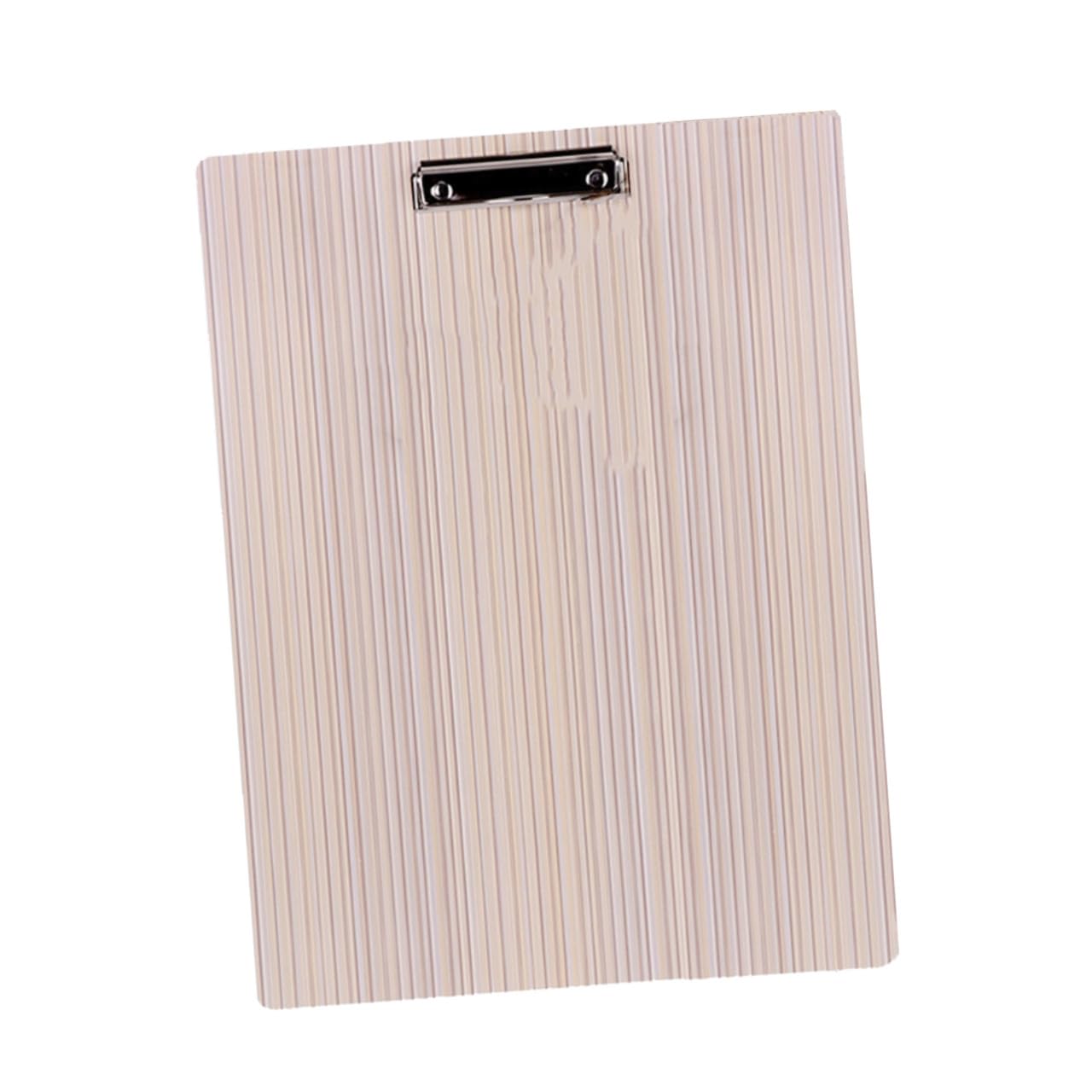 Tablero de dibujo de madera de 48 x 36 cm con clip, cuaderno de bocetos portátil para artistas y estudiantes, color natural, ideal para uso al aire libre y estudio, suministros de dibujo versátiles