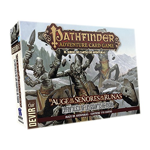 Devir - Pathfinder, Juego de Cartas de Aventuras: La Fortaleza de los Gigantes de Piedra, Juego de Cartas (BGPATH4)