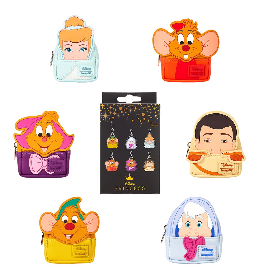 Loungefly Disney Cinderella 75th Anniversary Mystery Mini Backpack Bag Charm