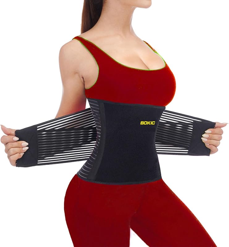 Back Brace Support for Lower Back pain Women and Men 04 Black-L | 360° Surrounding Support, 8 Reinforced, Relief Lower back Pain, Breathable, Lightweight, Customizable Lumbar Compression