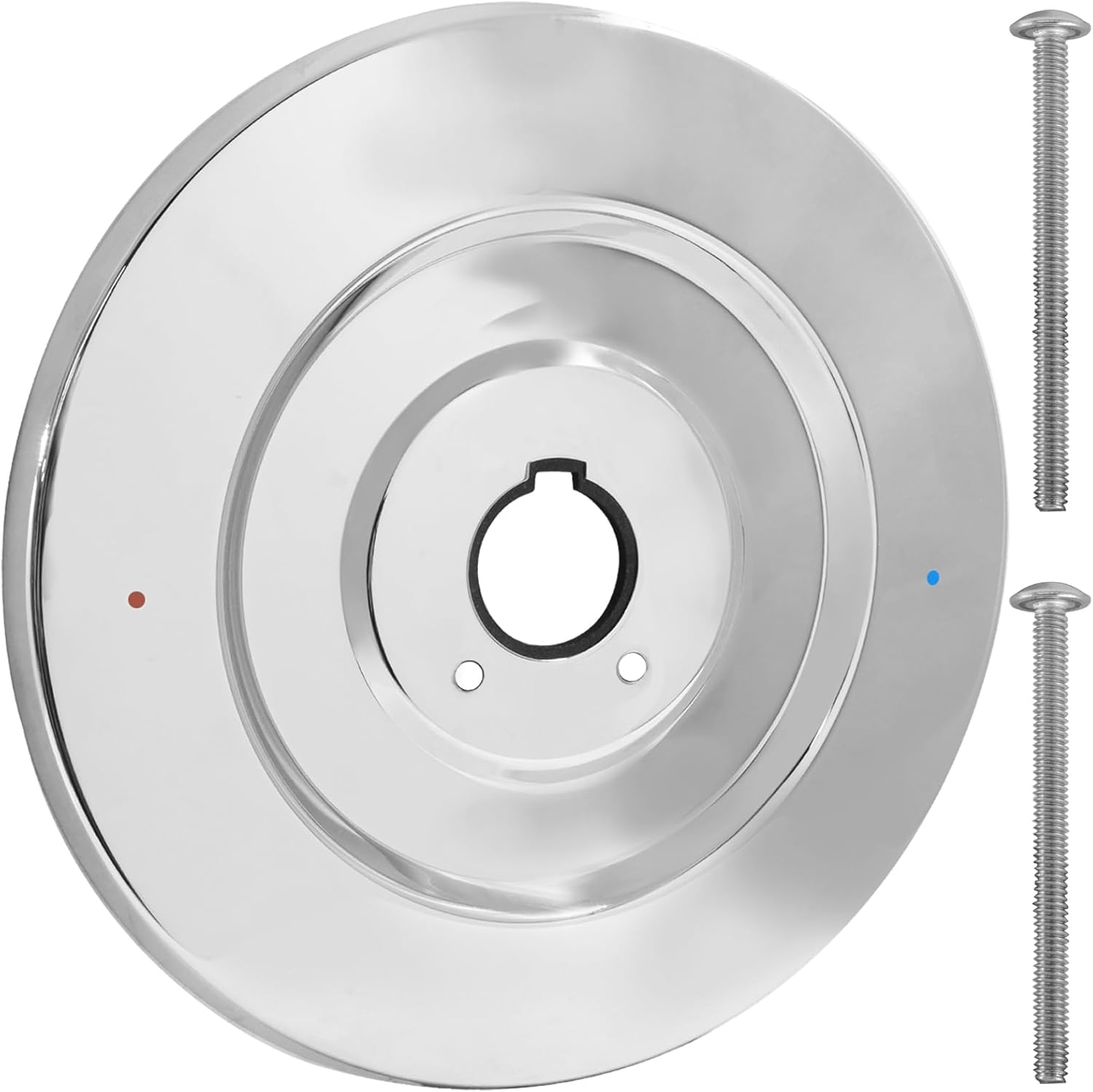 Replacement Escutcheon Plate, Compatible Moen 16090 One-Handle Tub and Shower Faucets, Shower Trim Kit for Bathroom Renovation(Matte Black)