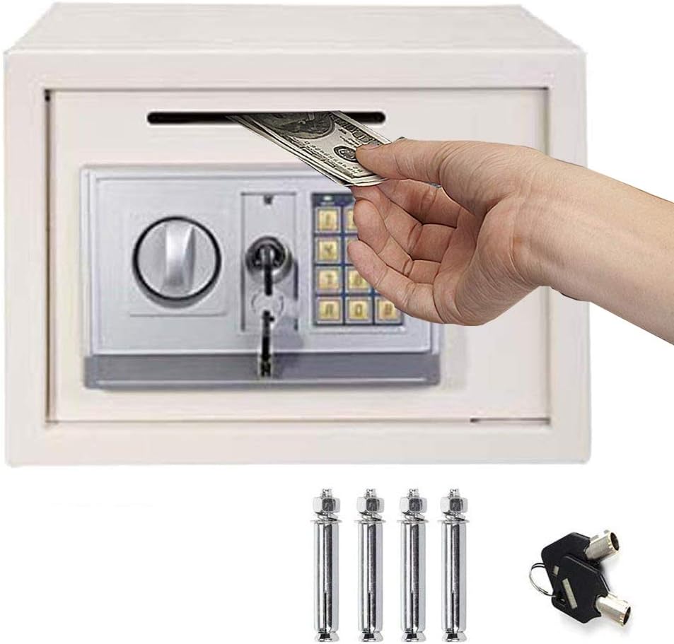 16L Digital Steel Safety Box Safe Electronic Security Coffer Safety