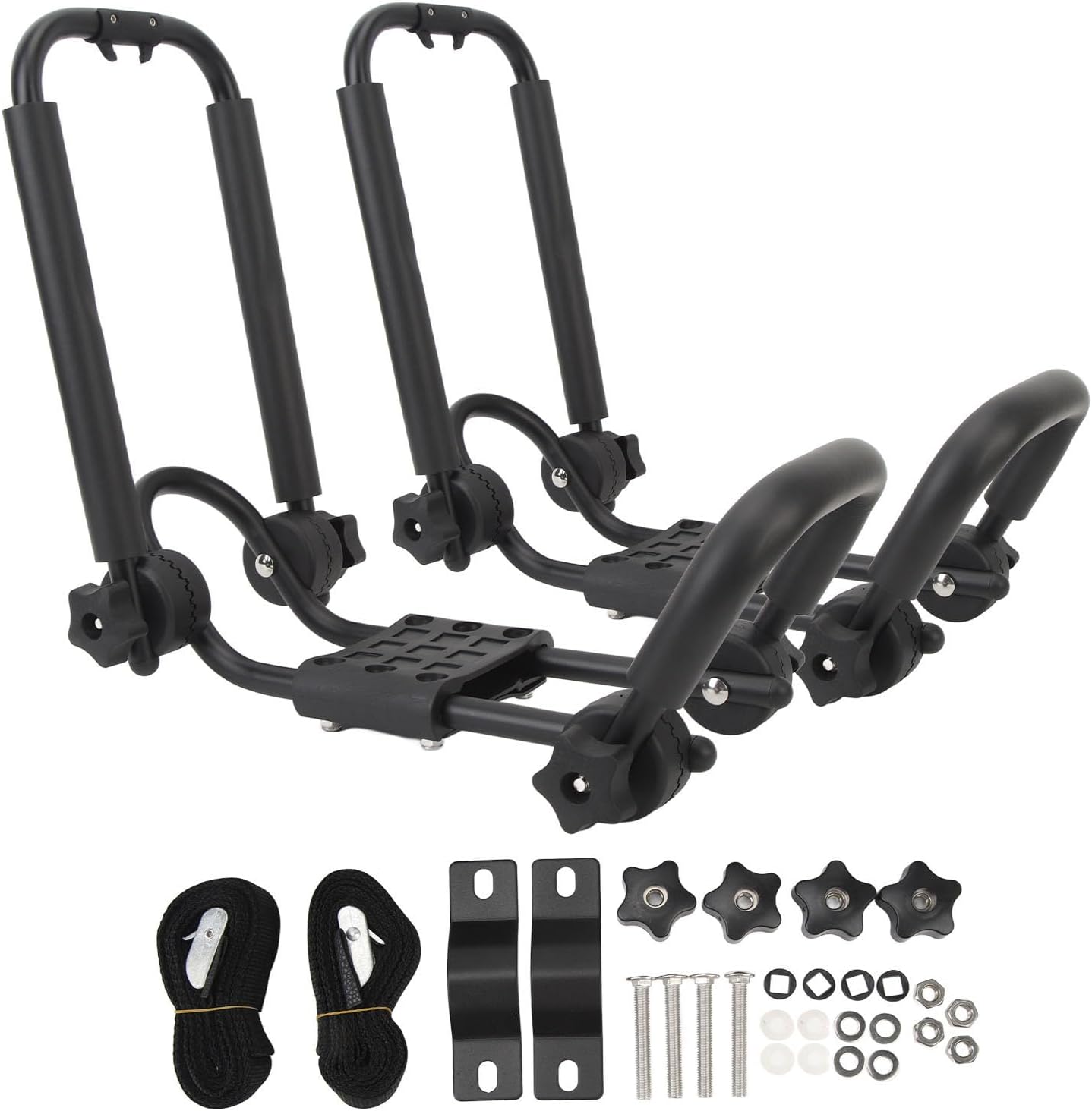 Kayak Roof Rack, Universal Adjustable Folding J Bar Car