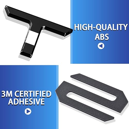 Miniatura 6 de Letras de inserción para portón trasero compatibles con Santa Cruz 2022 2023 3M adhesivo y letras adhesivas en relieve 3D para portón trasero