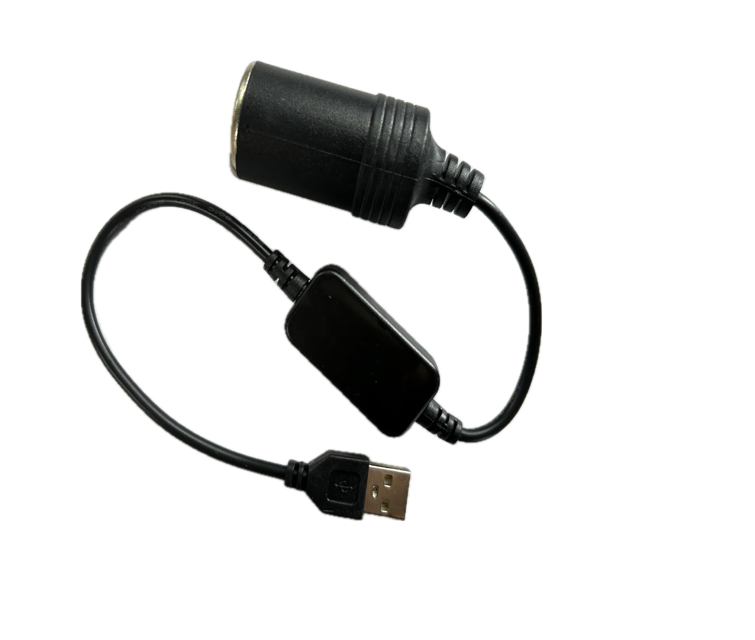 Amazon.com: Fookoo Adapter Cable for Monitor of Fookoo Backup Camera  System, USB A Male to 12V Car Cigarette Lighter Socket Female Converter  Cable, 0.35 Meter
