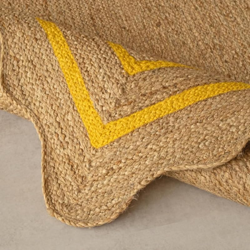Rectangular Strips Rug | Modern Stylish Floor Mat for Living Room, Bedroom & Office | Soft, Durable & Easy to Clean