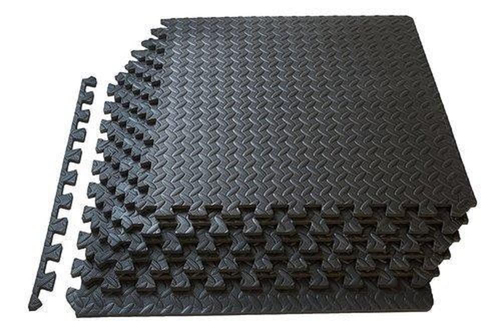 Flexnest® Cushion Pro 12mm Thick Gym Tiles Puzzle Exercise Mat With Eva Foam, Protective Flooring Mats