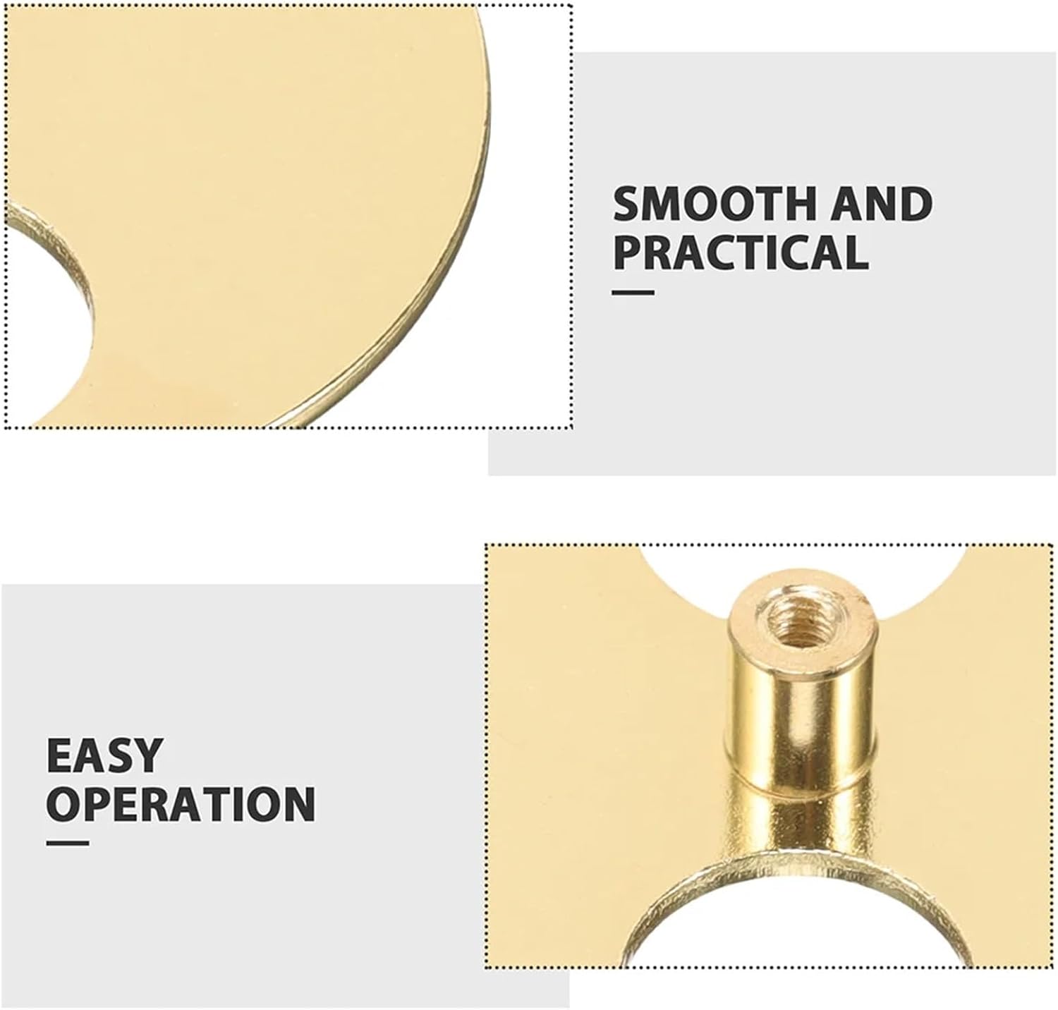 15 Pcs Music Box Accessories Gold Mirror Finish Winding Key Rotary Turntable Base Kit