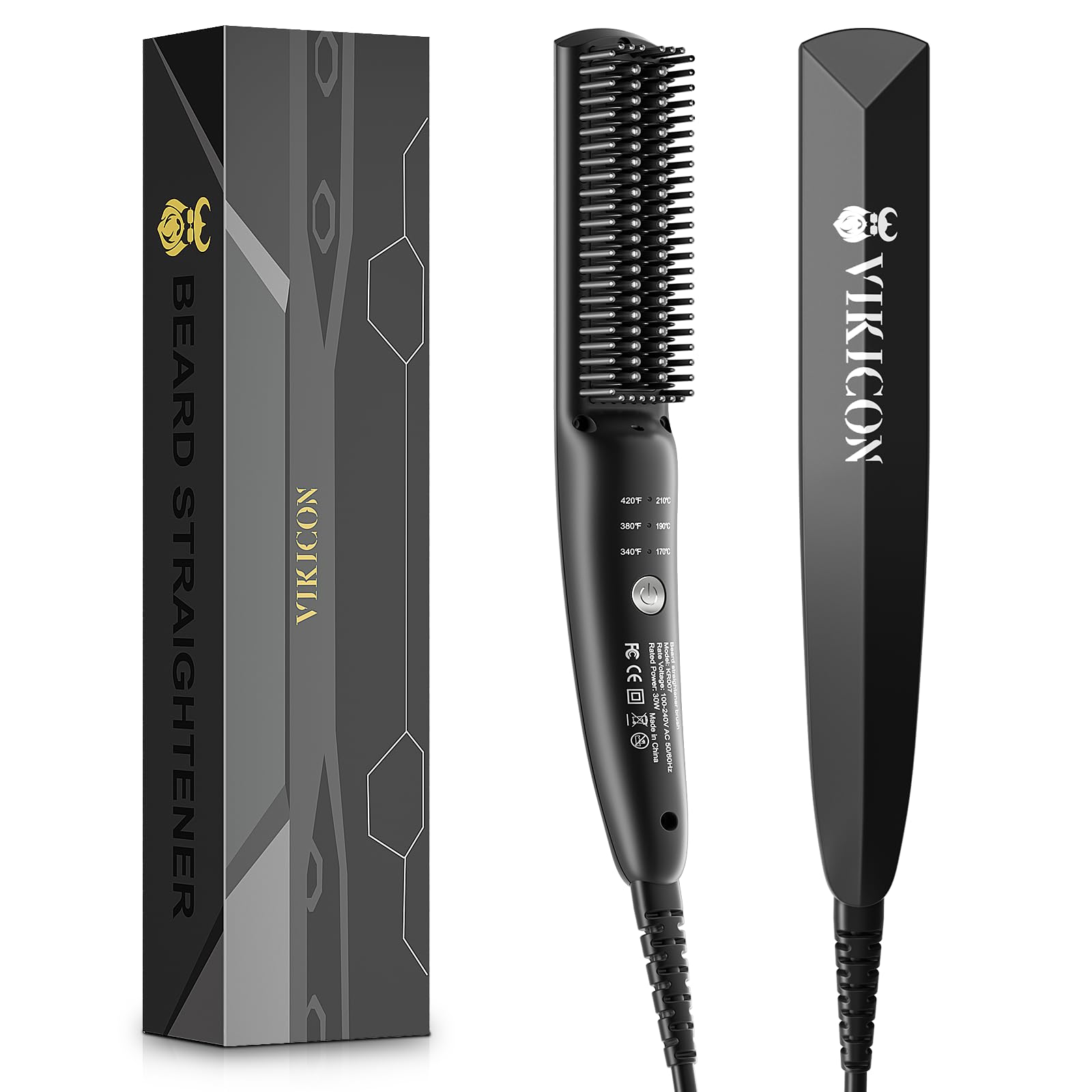 Lisseur Barbe Hommes VIKICON Mini - Guide 360