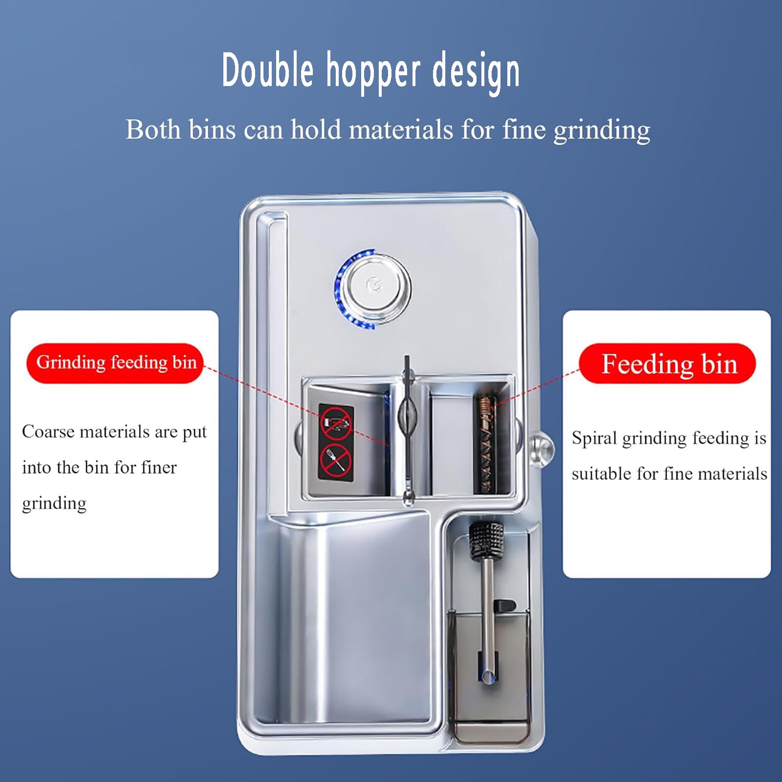 MObyat Macchina Elettrica per Sigarette, Riempitrice di Sigarette Completamente Automatica, con Display LCD, Design a Doppio Scomparto, Regolazione della Tenuta a 3 Livelli, Regolazione a 5 velocità
