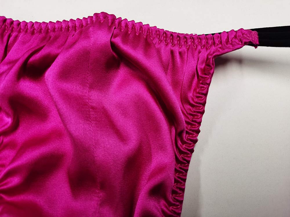 String en Satin de Soie pour Hommes - sous-vêtements de Bikini G-String