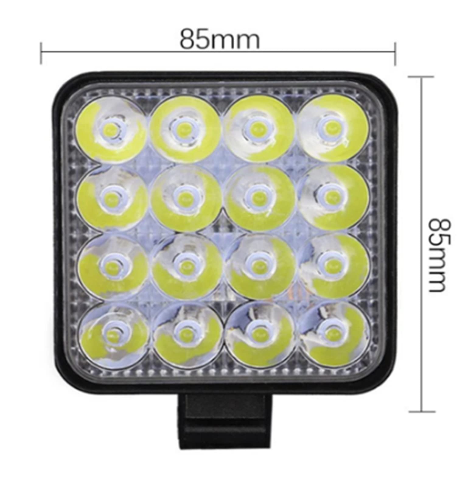 Blocchi luci antinebbia 2Pcs - Fendinebbia Luce Da Lavoro 48W Faro 9/30V Luci Di Guida Notturna Per SUV Truck Offroad